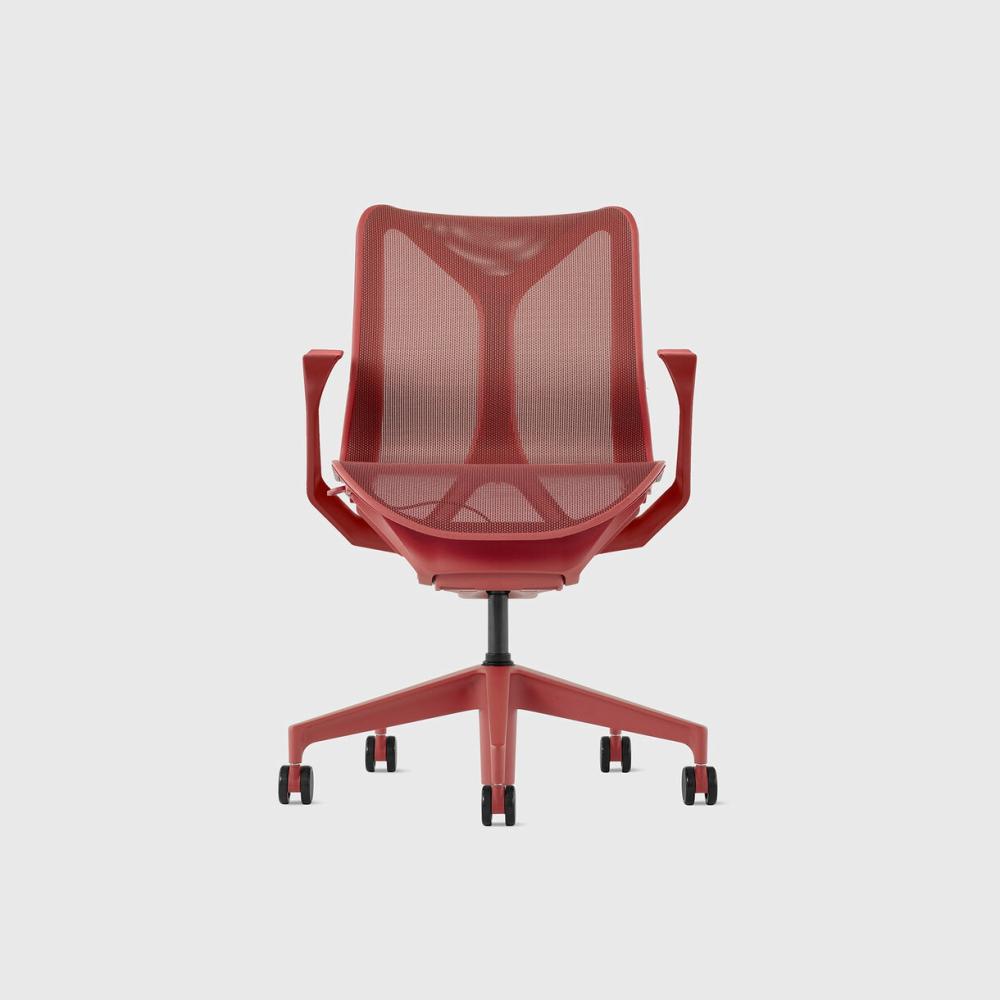 Cosm Chair, Canyon, Low Back, Fixed Arms Chair