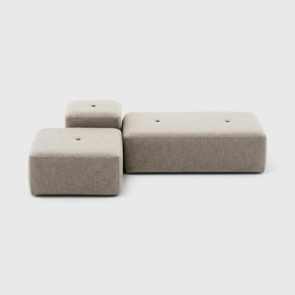 Double Poufs Ottomans