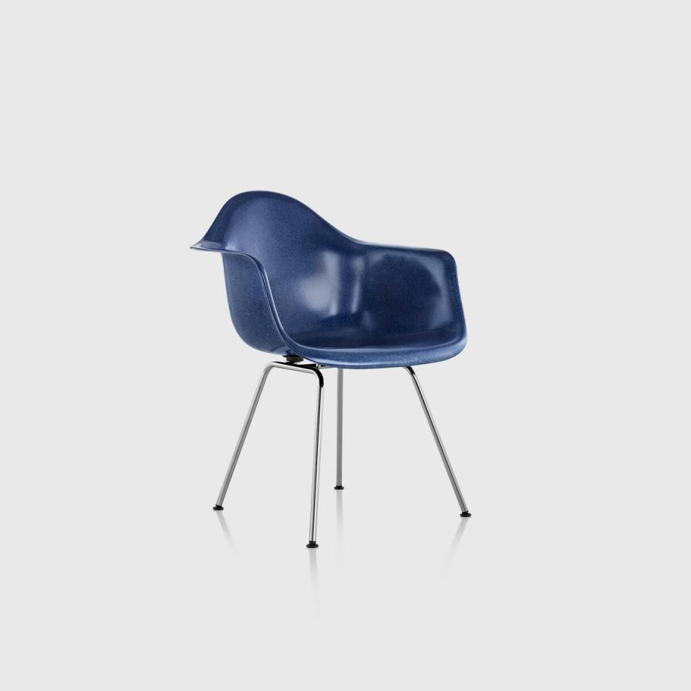 Eames® Moulded Fibreglass Armchair, 4-Leg Base Chair