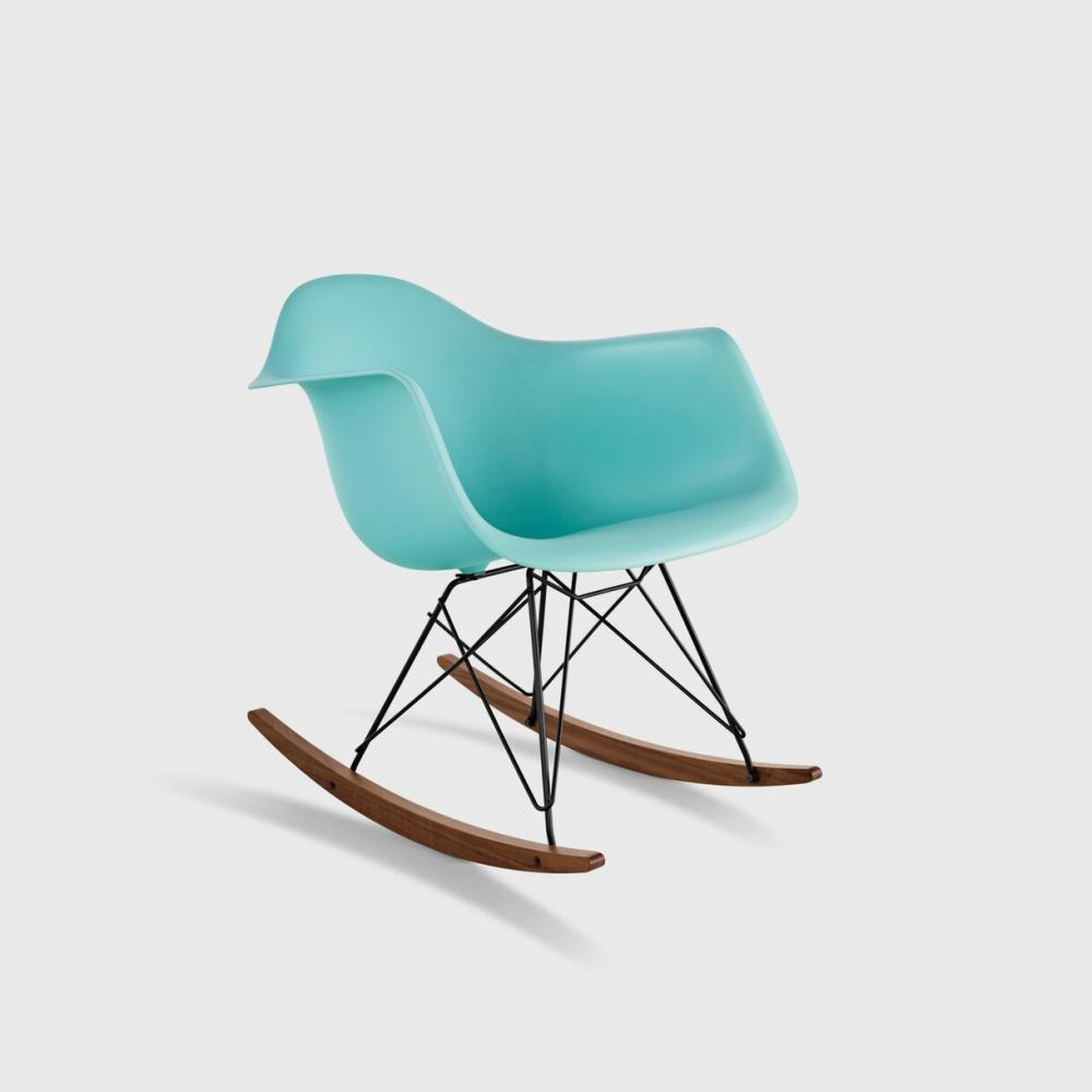 Eames® Moulded Plastic Armchair, Rocker Base Chair