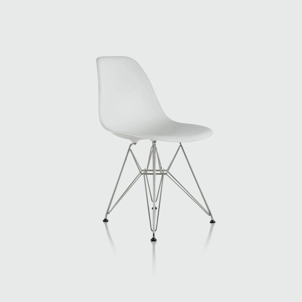 Eames® Moulded Plastic Side Chair, Wire Base Chair