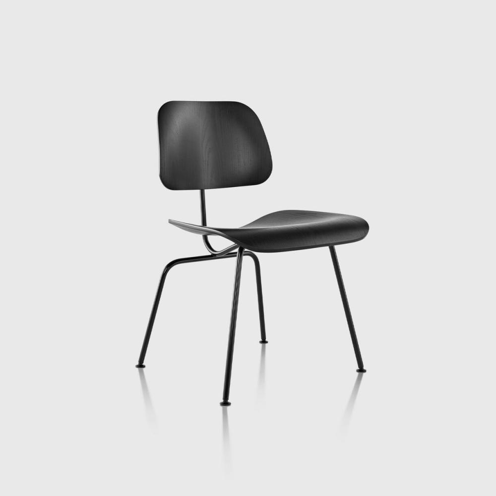 Eames® Moulded Plywood Dining Chair, Metal Base Chair