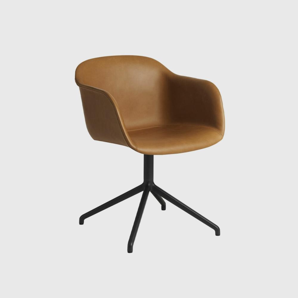 Fiber Armchair, Swivel Base Chair