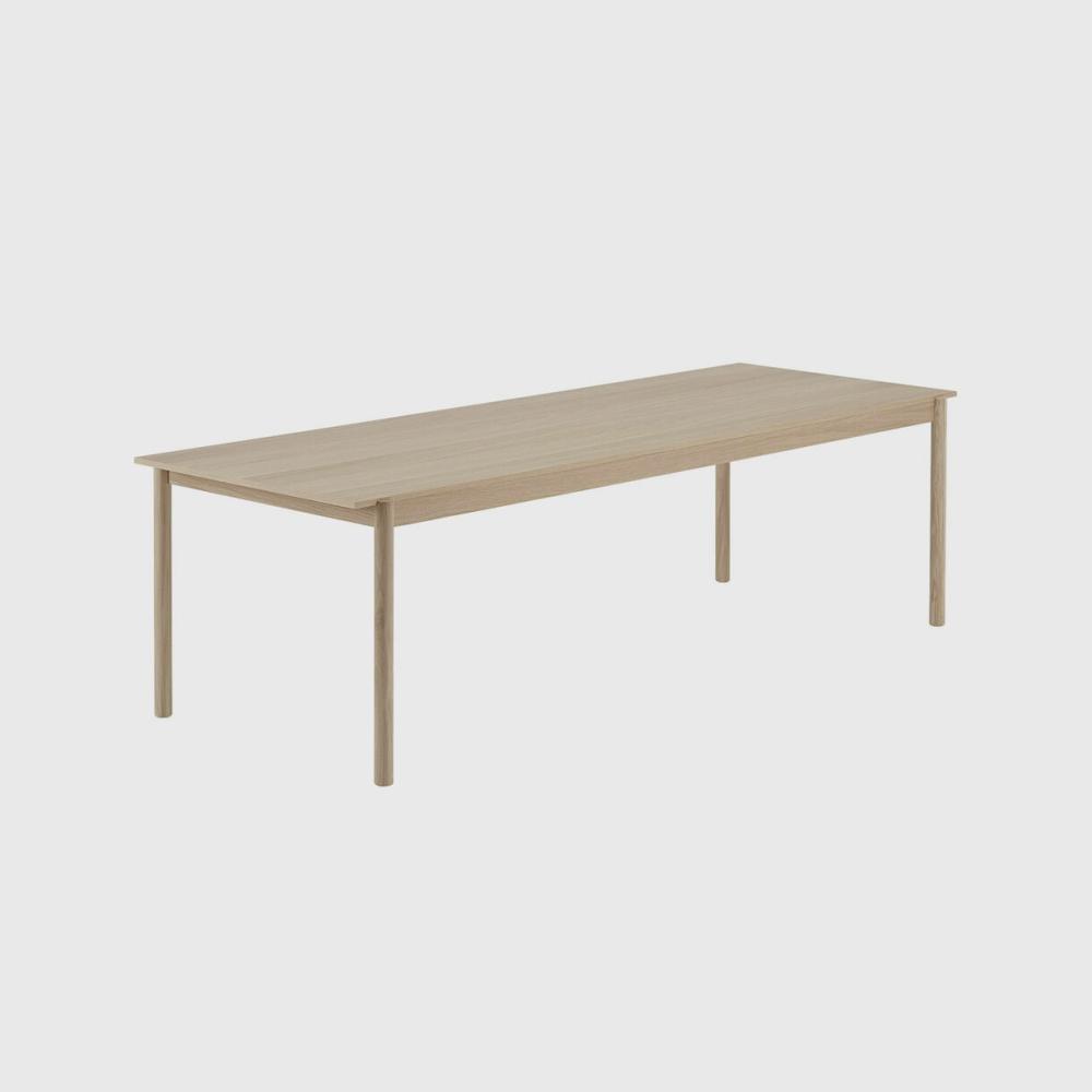 Linear Wood Table Desks