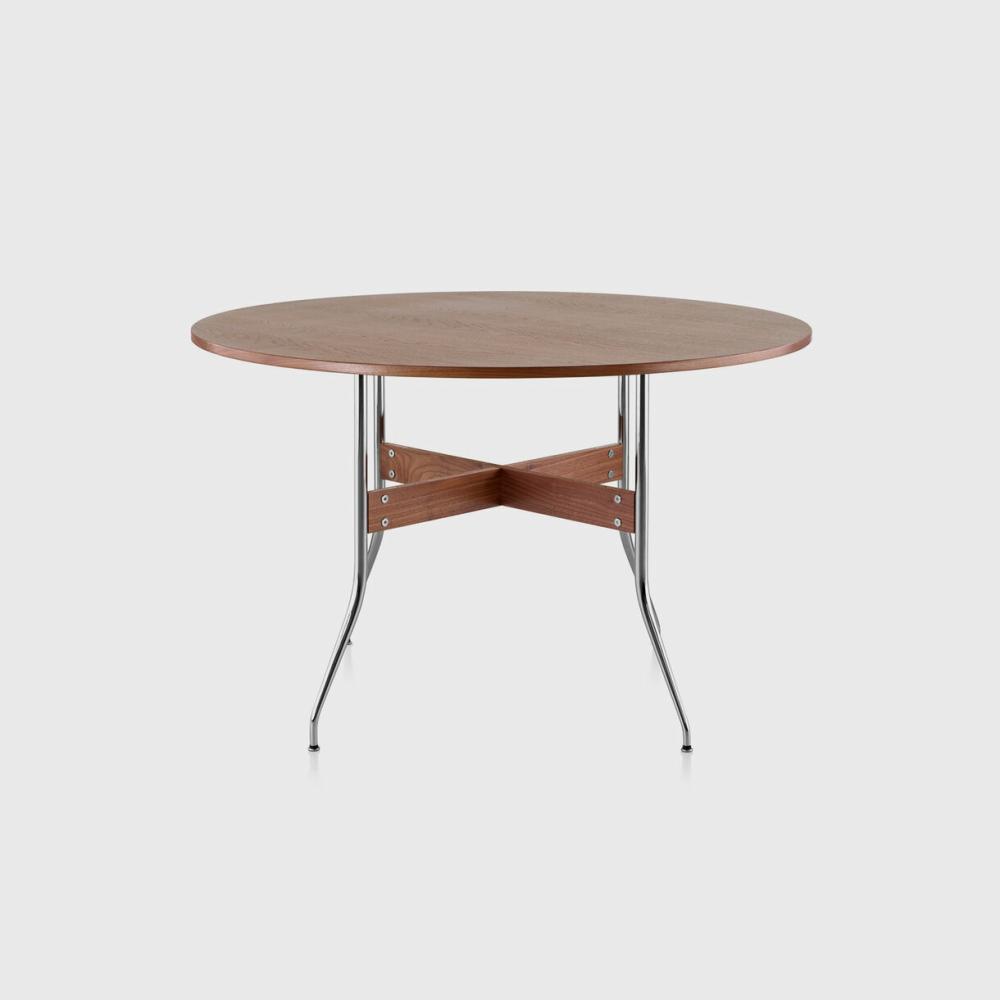 Nelson™ Swag Leg Dining Table, Round Dining Tables