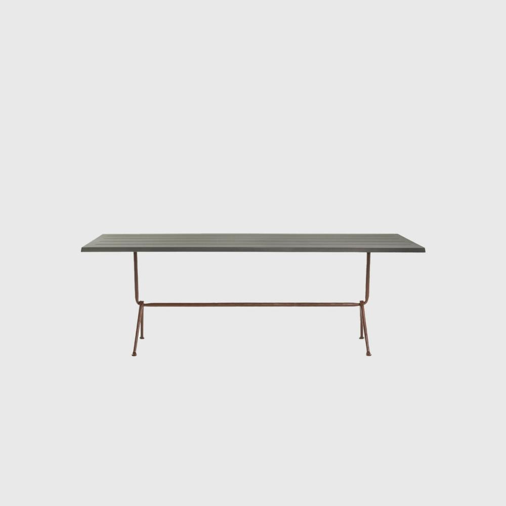 Officina Outdoor Table, Concrete Top Dining Tables