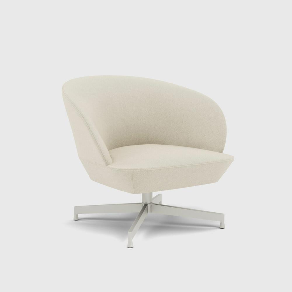 Oslo Lounge Chair, Swivel Base Lounge Chairs