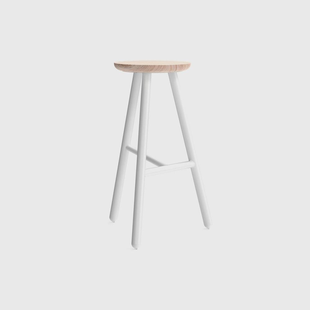 Picket Three-Leg Stool Chair