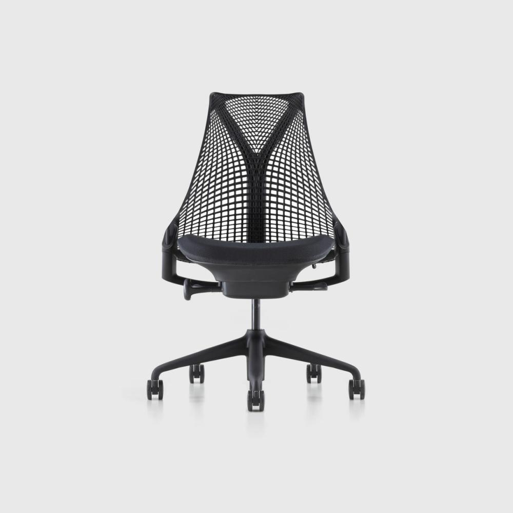 Sayl Chair, Black, No Arms Chair