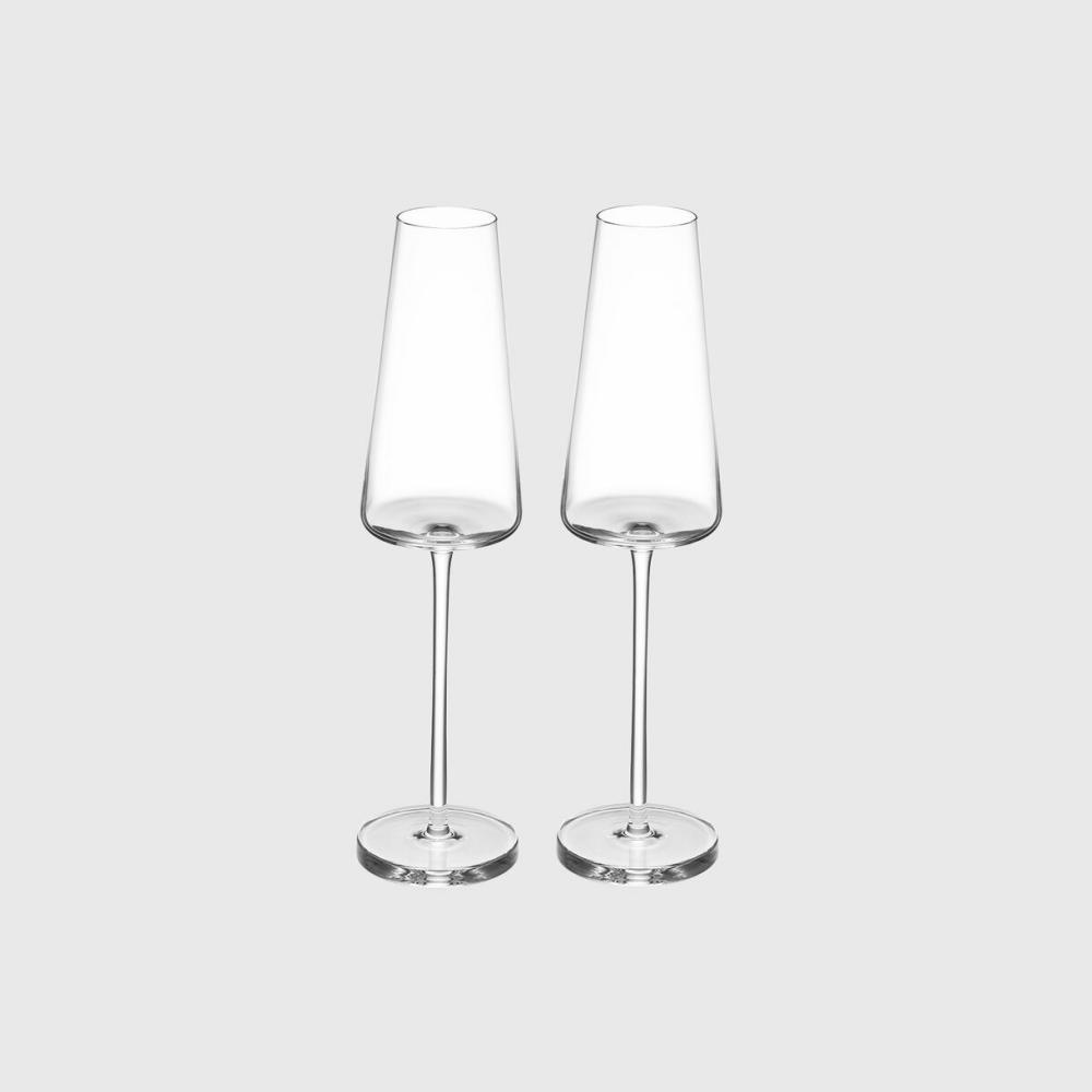 Sommelier Set Champagne Glasses, Set Of 2 Accessories