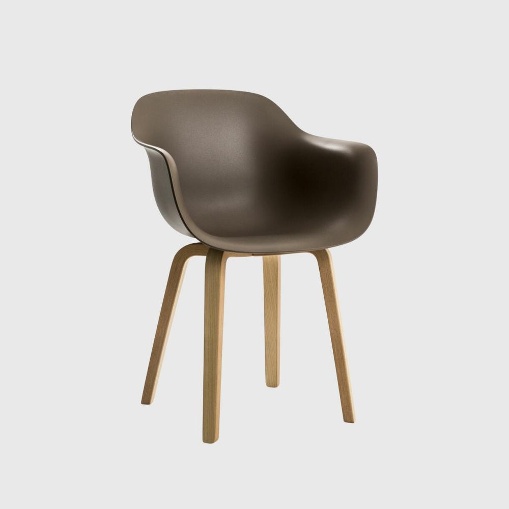 Substance Armchair, Plywood Legs Chair