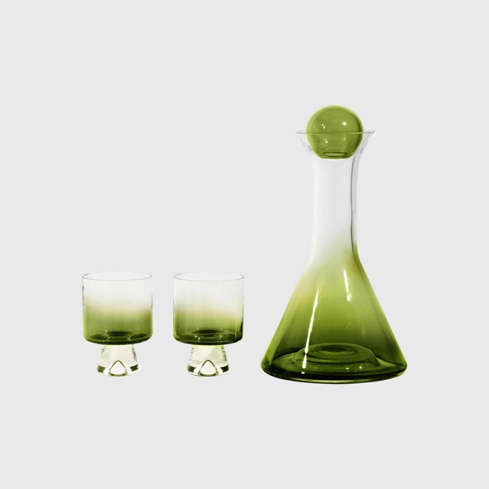 Tank Wine Gift Set, Green Accessories