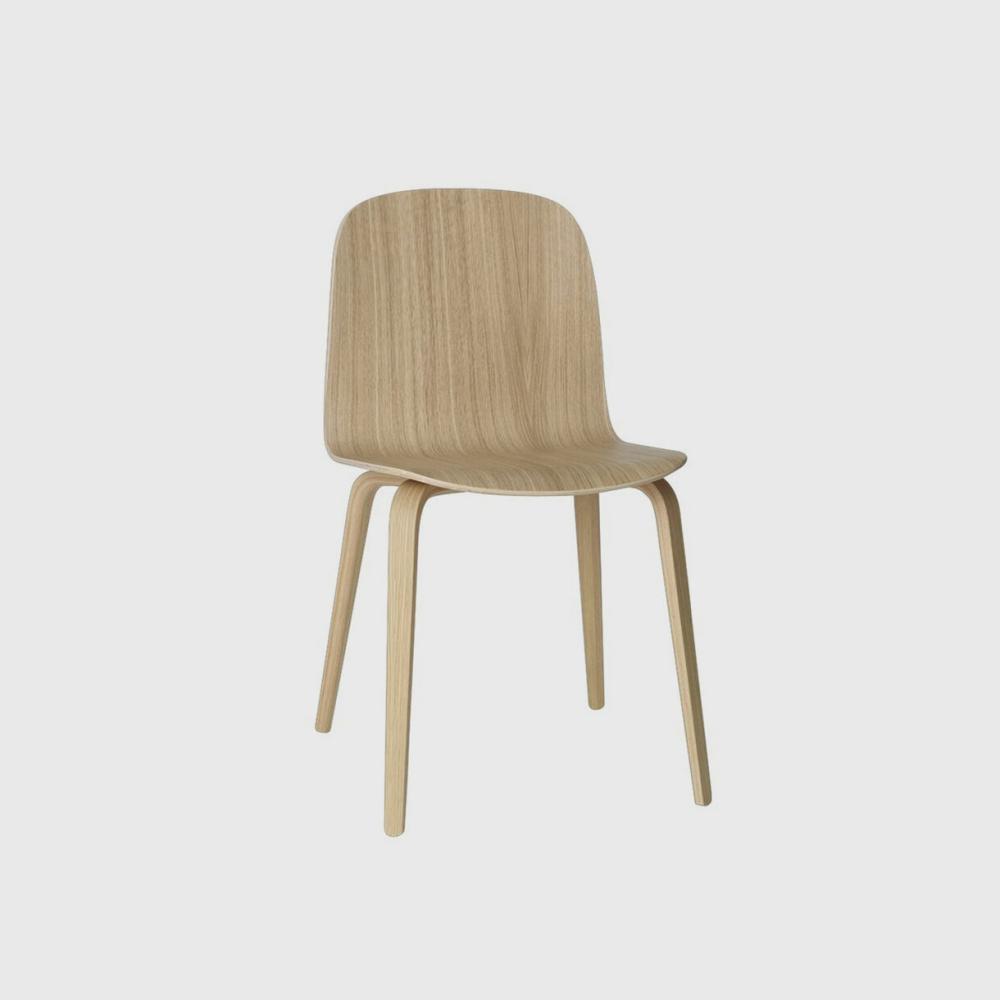 Visu Chair, Wood Base Chair