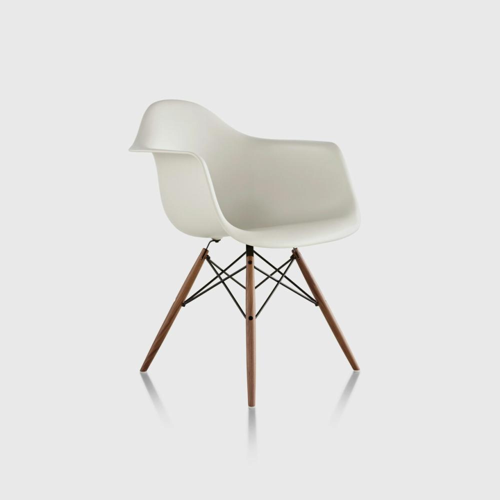 Eames® Moulded Plastic Armchair, Dowel Chair