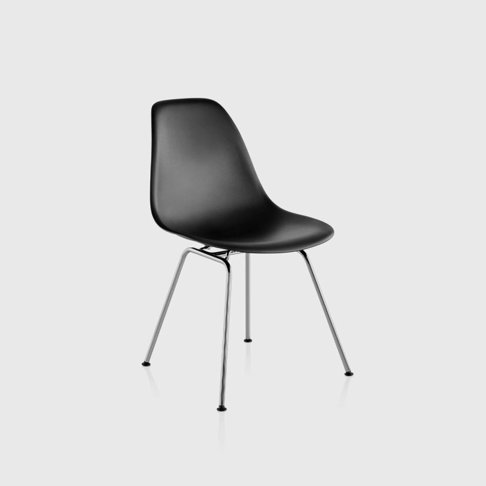 Eames® Moulded Plastic Side Chair, 4-Leg Chair